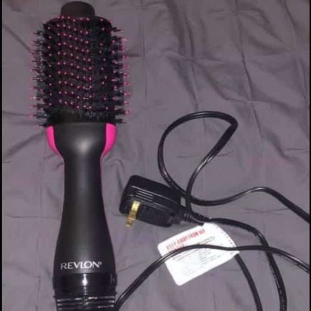 Hair dryer brush